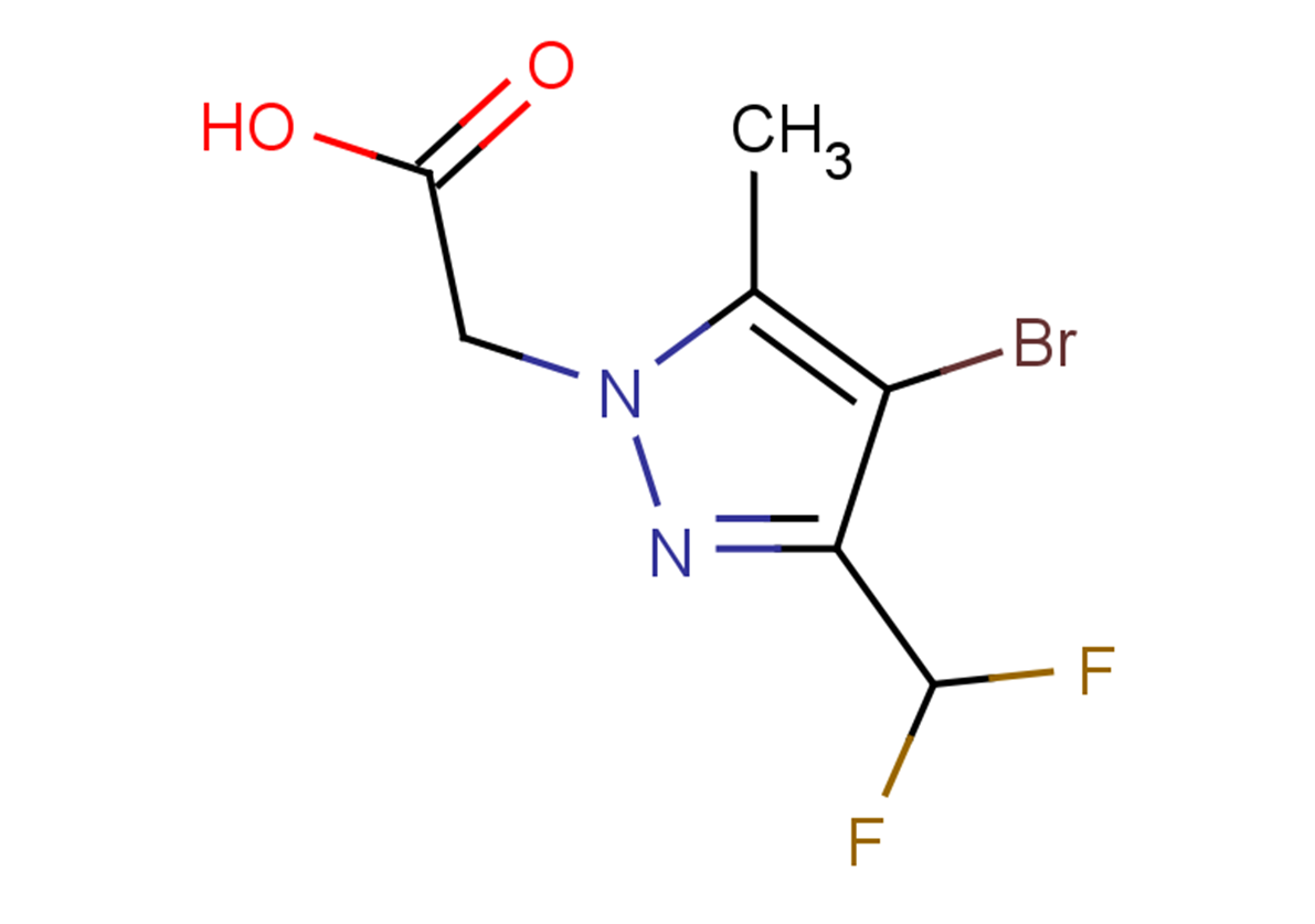 2-[4-bromo-3-(difluoromethyl)-5-methyl-1H-pyrazol-1-yl]acetic acid