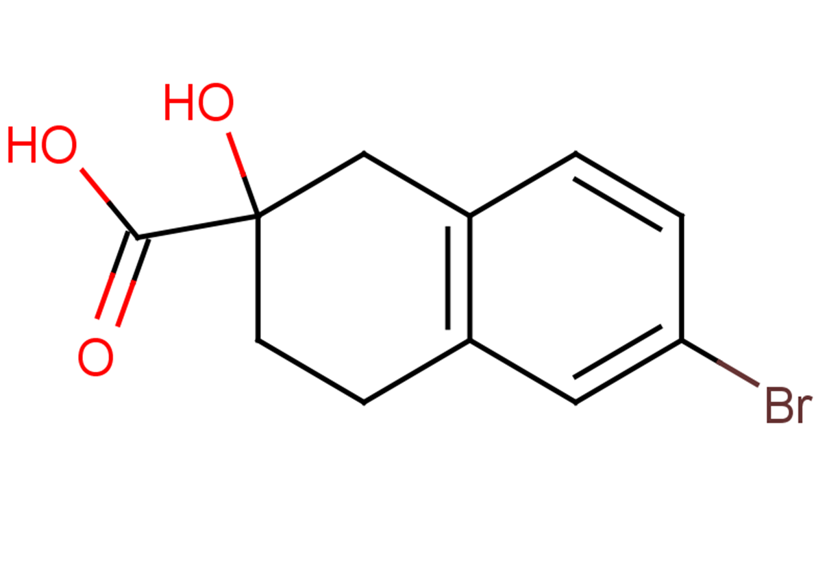 6-bromo-2-hydroxy-1,2,3,4-tetrahydronaphthalene-2-carboxylic acid