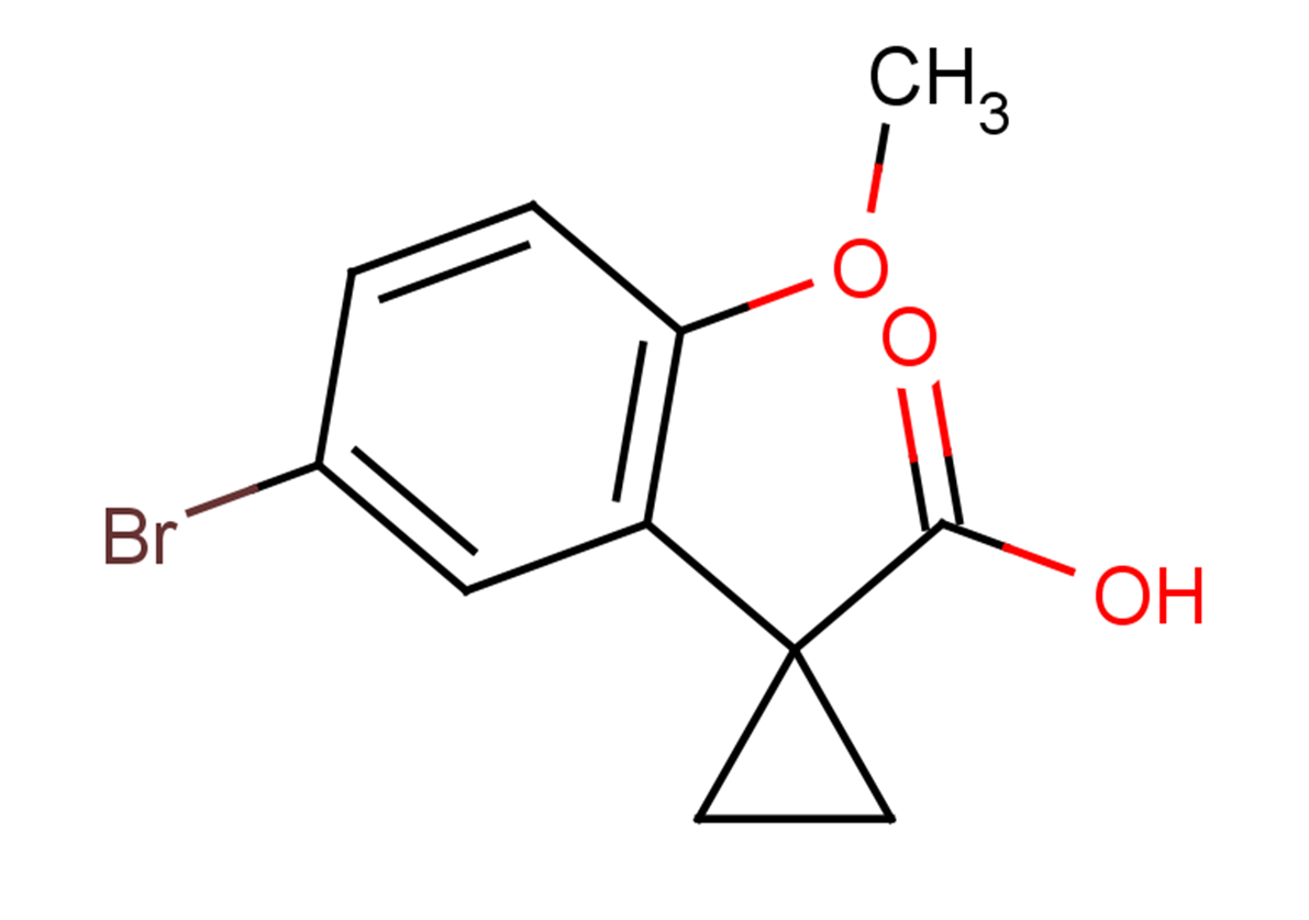 1-(5-bromo-2-methoxyphenyl)cyclopropane-1-carboxylic acid