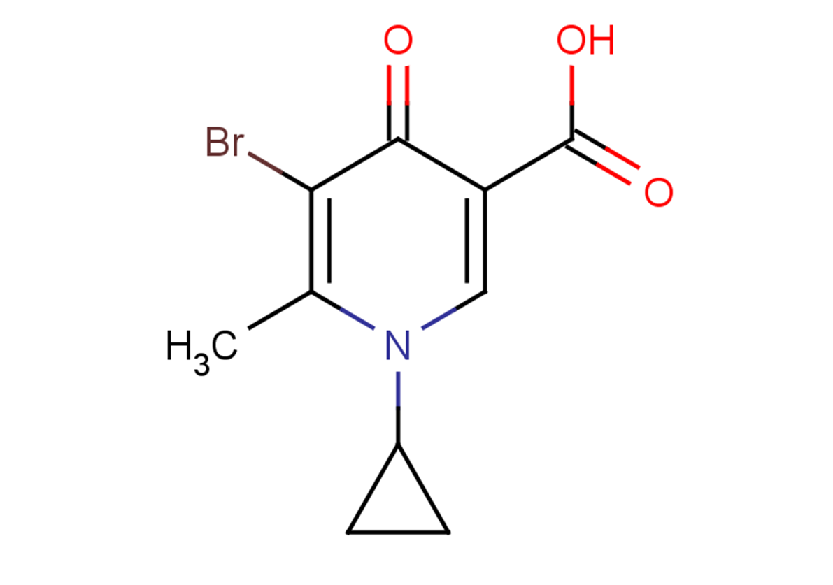 5-bromo-1-cyclopropyl-6-methyl-4-oxo-1,4-dihydropyridine-3-carboxylic acid