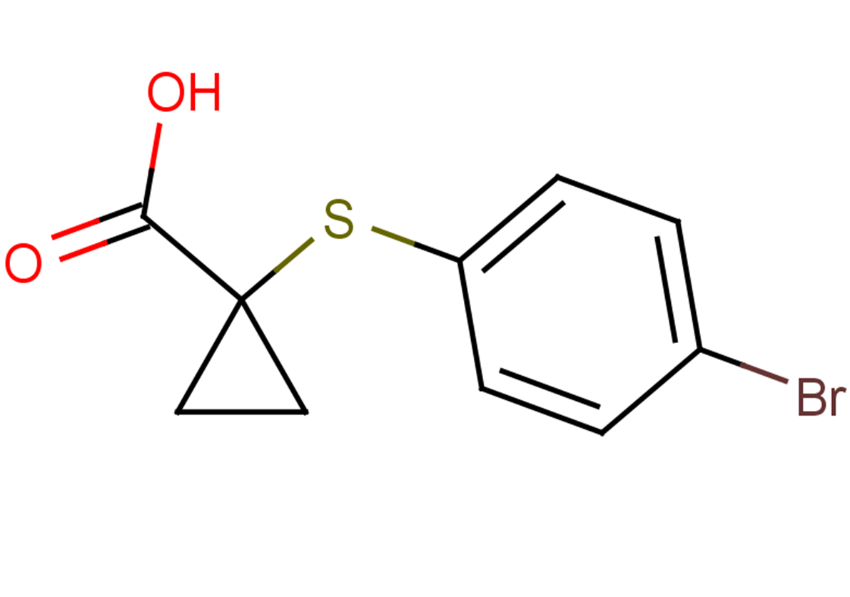1-[(4-bromophenyl)sulfanyl]cyclopropane-1-carboxylic acid