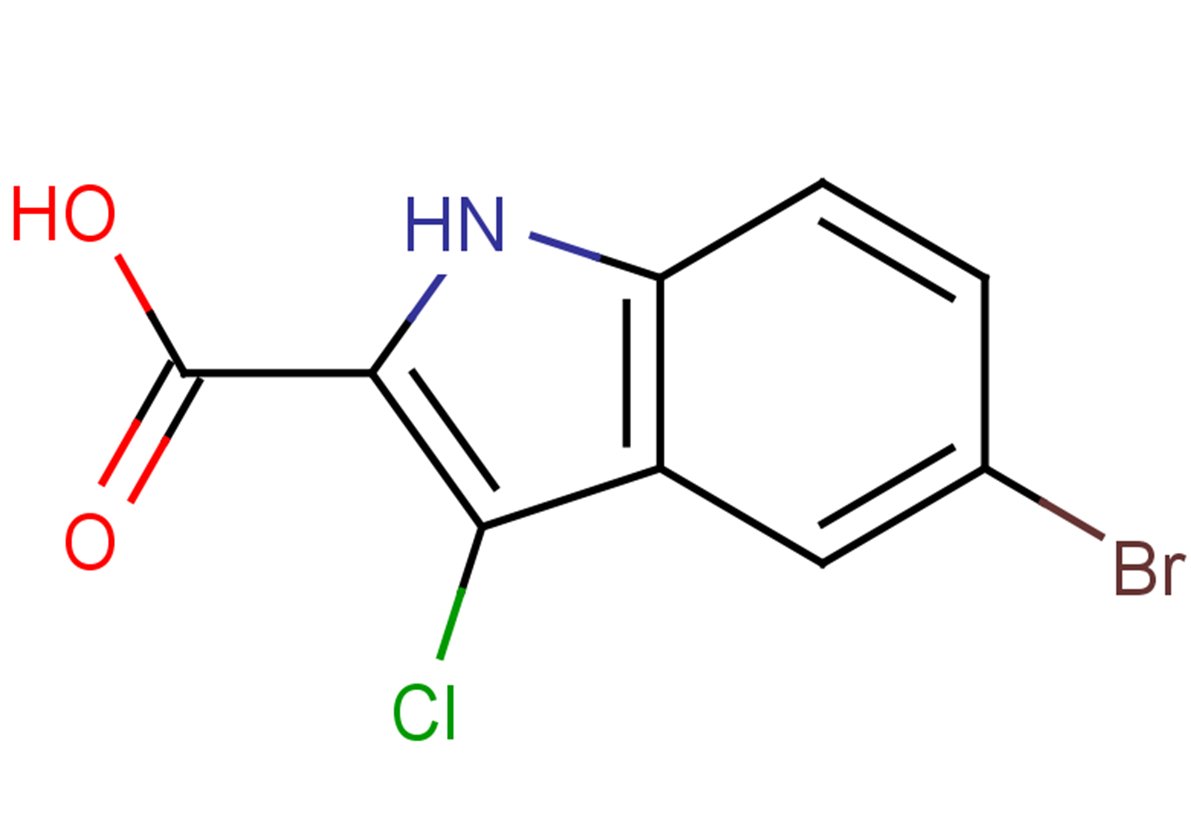 5-bromo-3-chloro-1H-indole-2-carboxylic acid
