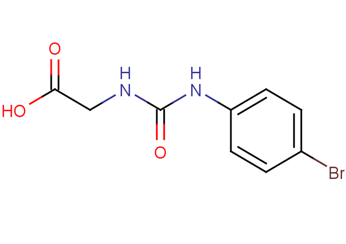 2-{[(4-bromophenyl)carbamoyl]amino}acetic acid