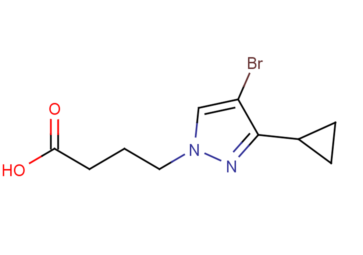 4-(4-bromo-3-cyclopropyl-1H-pyrazol-1-yl)butanoic acid