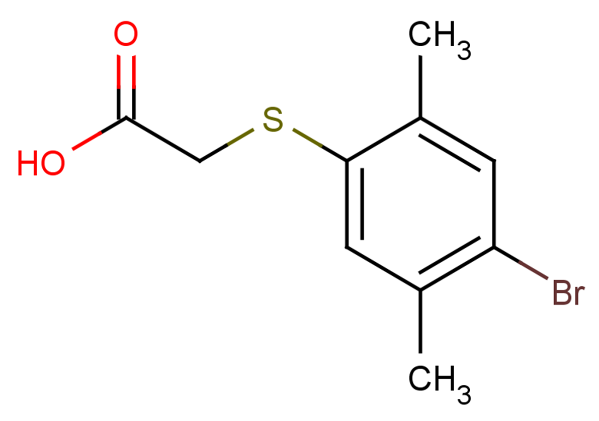 2-[(4-bromo-2,5-dimethylphenyl)sulfanyl]acetic acid