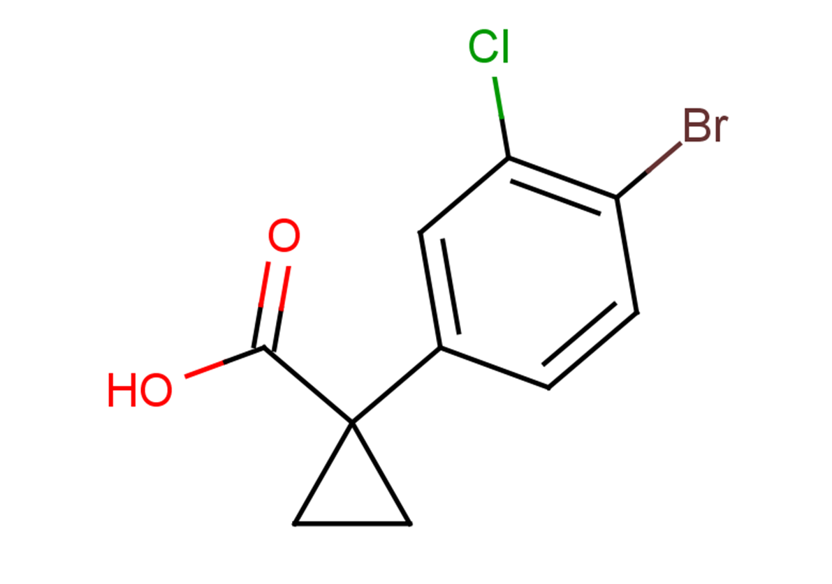1-(4-bromo-3-chlorophenyl)cyclopropane-1-carboxylic acid