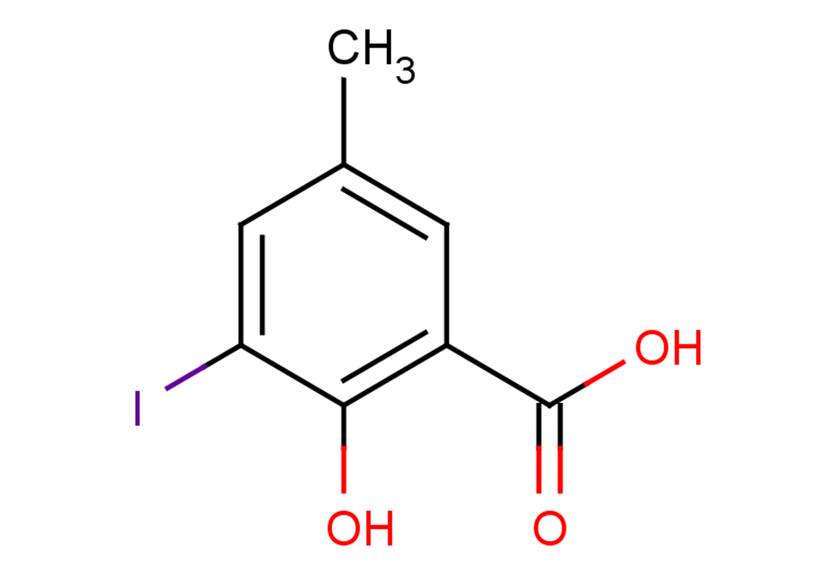 2-hydroxy-3-iodo-5-methylbenzoic acid