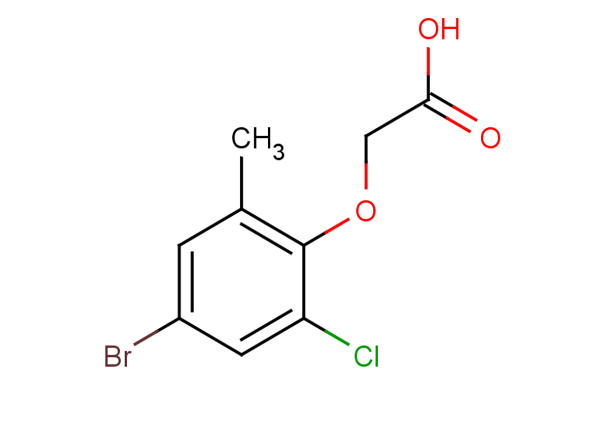 2-(4-bromo-2-chloro-6-methylphenoxy)acetic acid
