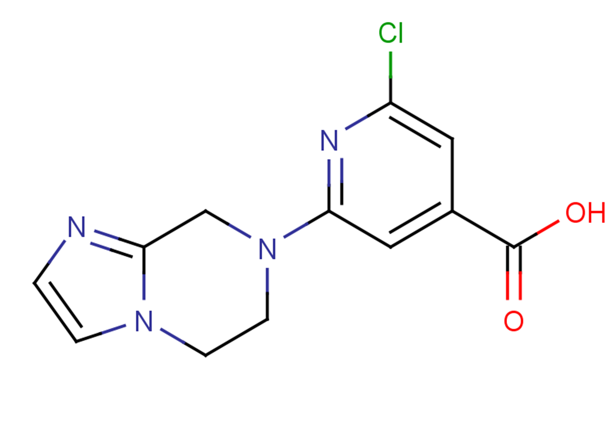 2-chloro-6-{5H,6H,7H,8H-imidazo[1,2-a]pyrazin-7-yl}pyridine-4-carboxylic acid