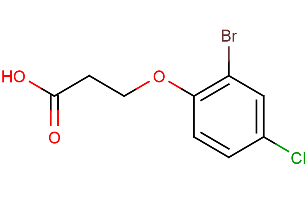 3-(2-bromo-4-chlorophenoxy)propanoic acid