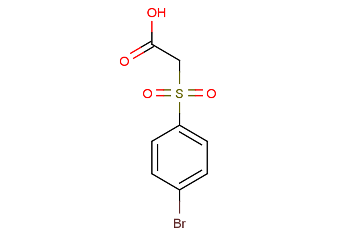 2-[(4-bromobenzene)sulfonyl]acetic acid