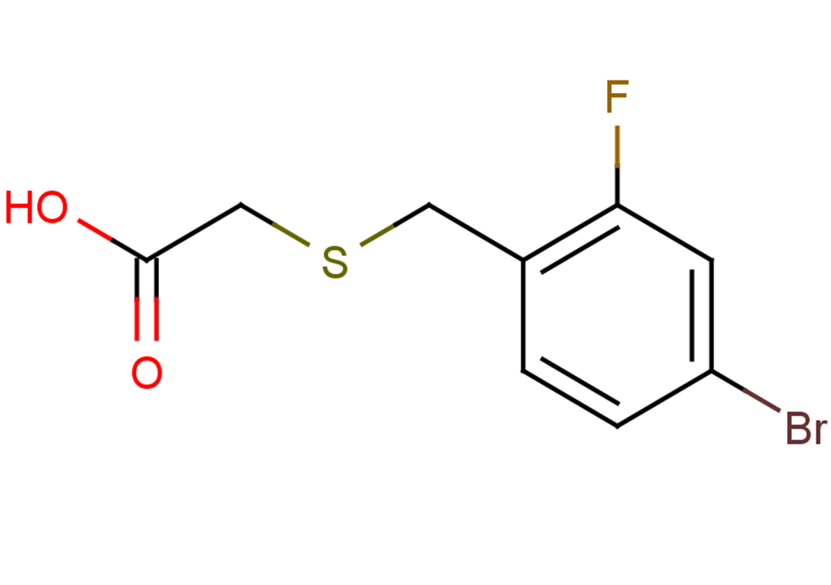 2-{[(4-bromo-2-fluorophenyl)methyl]sulfanyl}acetic acid