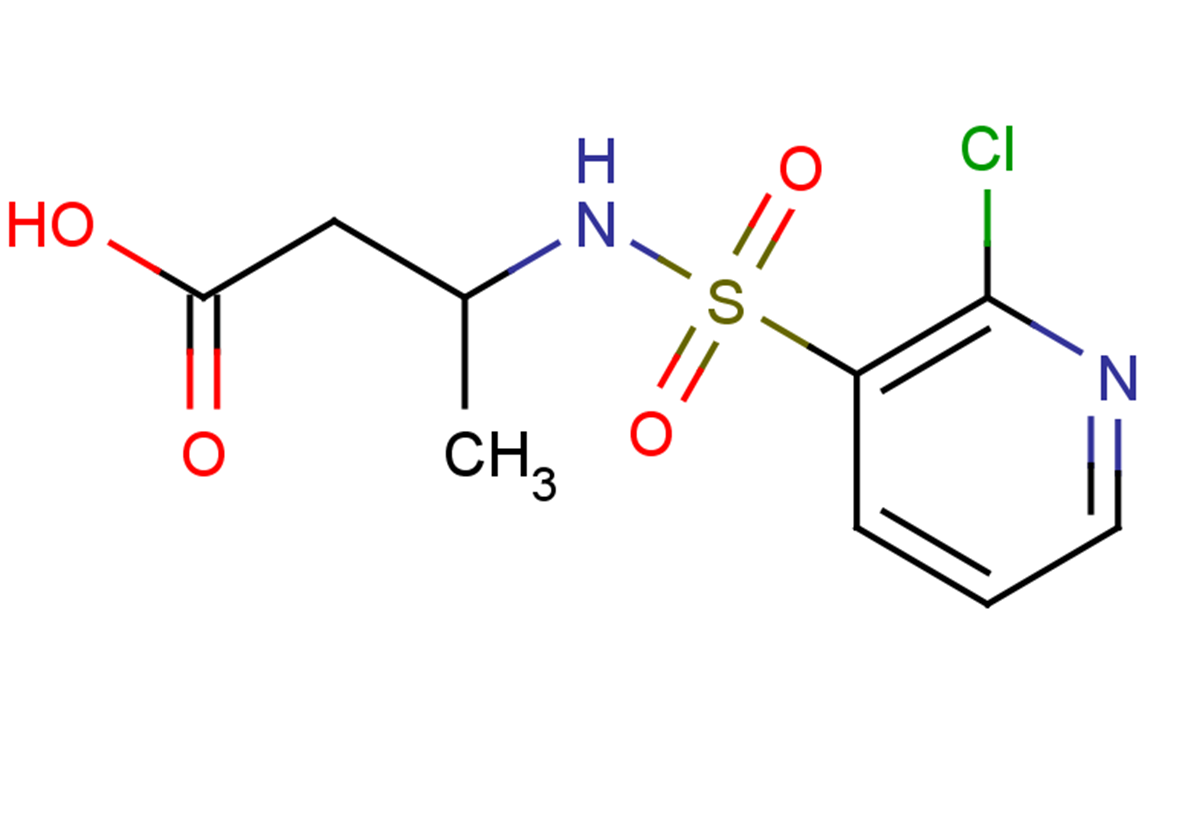 3-(2-chloropyridine-3-sulfonamido)butanoic acid