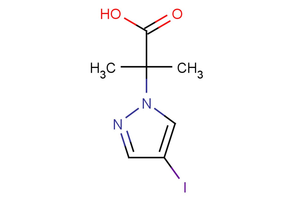 2-(4-iodo-1H-pyrazol-1-yl)-2-methylpropanoic acid
