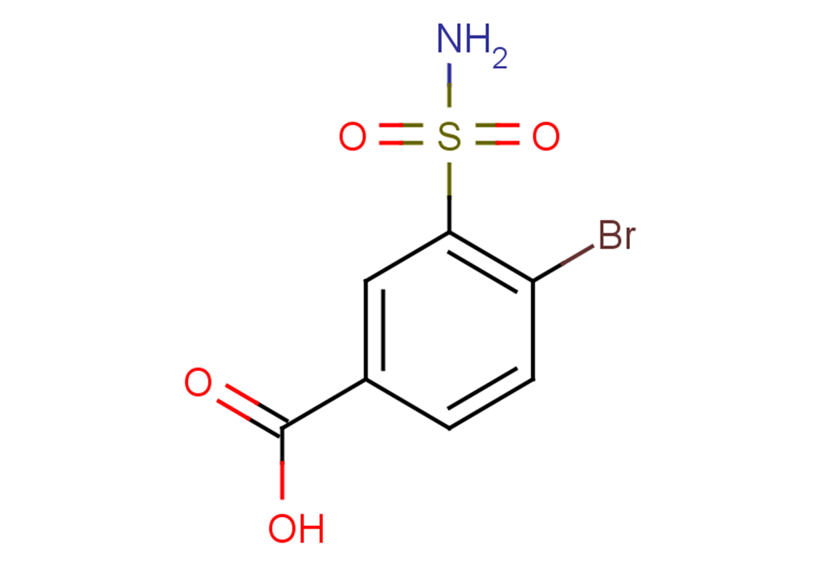 4-bromo-3-sulfamoylbenzoic acid
