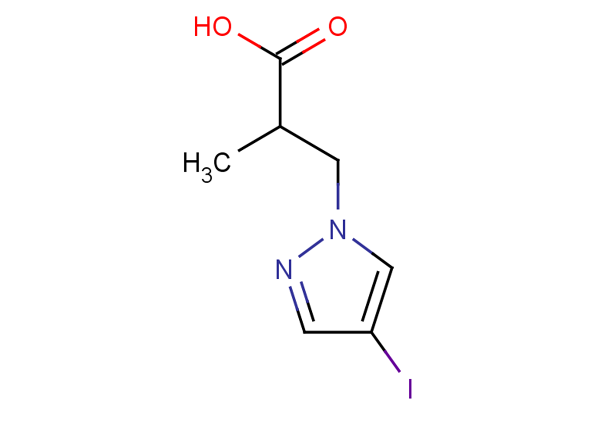 3-(4-iodo-1H-pyrazol-1-yl)-2-methylpropanoic acid