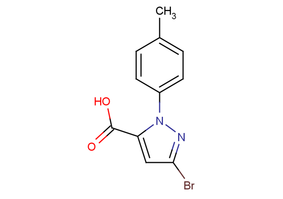 3-bromo-1-(4-methylphenyl)-1H-pyrazole-5-carboxylic acid