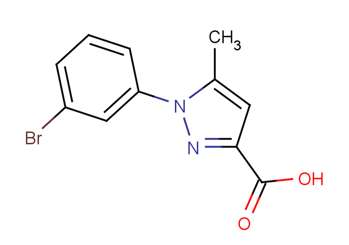 1-(3-bromophenyl)-5-methyl-1H-pyrazole-3-carboxylic acid