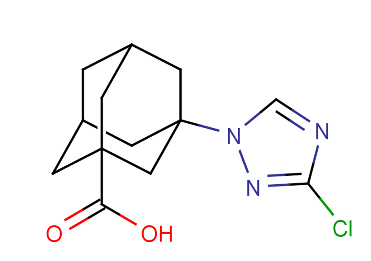 3-(3-chloro-1H-1,2,4-triazol-1-yl)adamantane-1-carboxylic acid