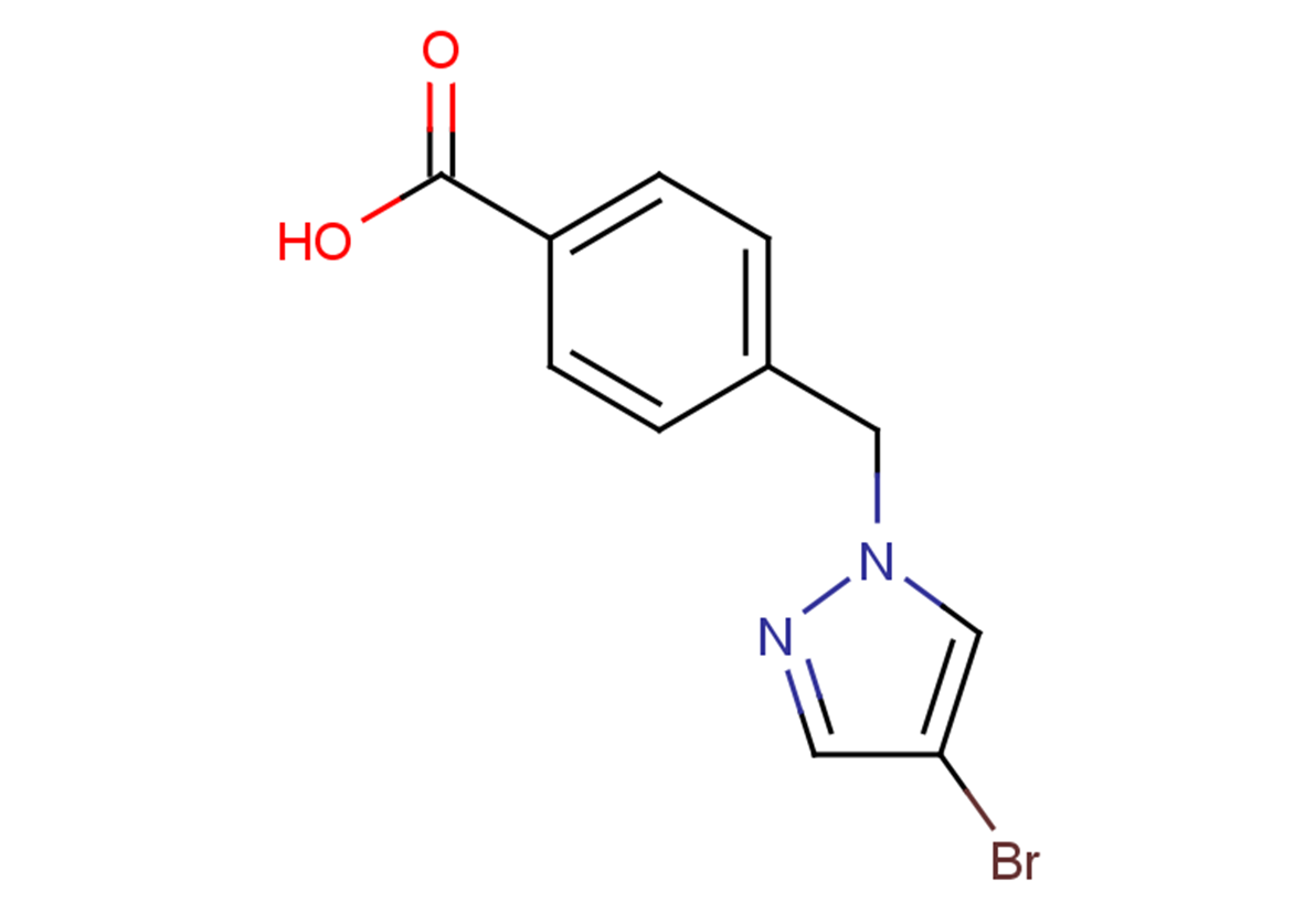 4-[(4-bromo-1H-pyrazol-1-yl)methyl]benzoic acid