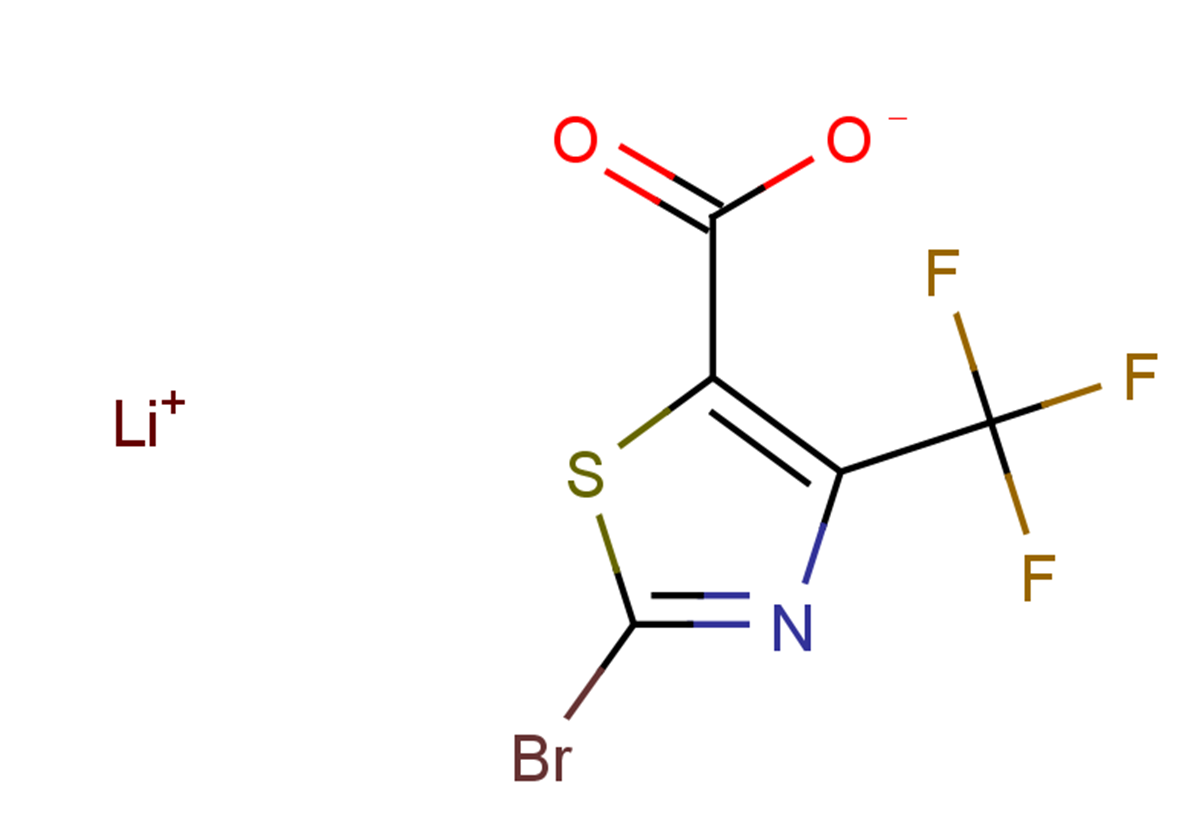 lithium(1+) ion 2-bromo-4-(trifluoromethyl)-1,3-thiazole-5-carboxylate