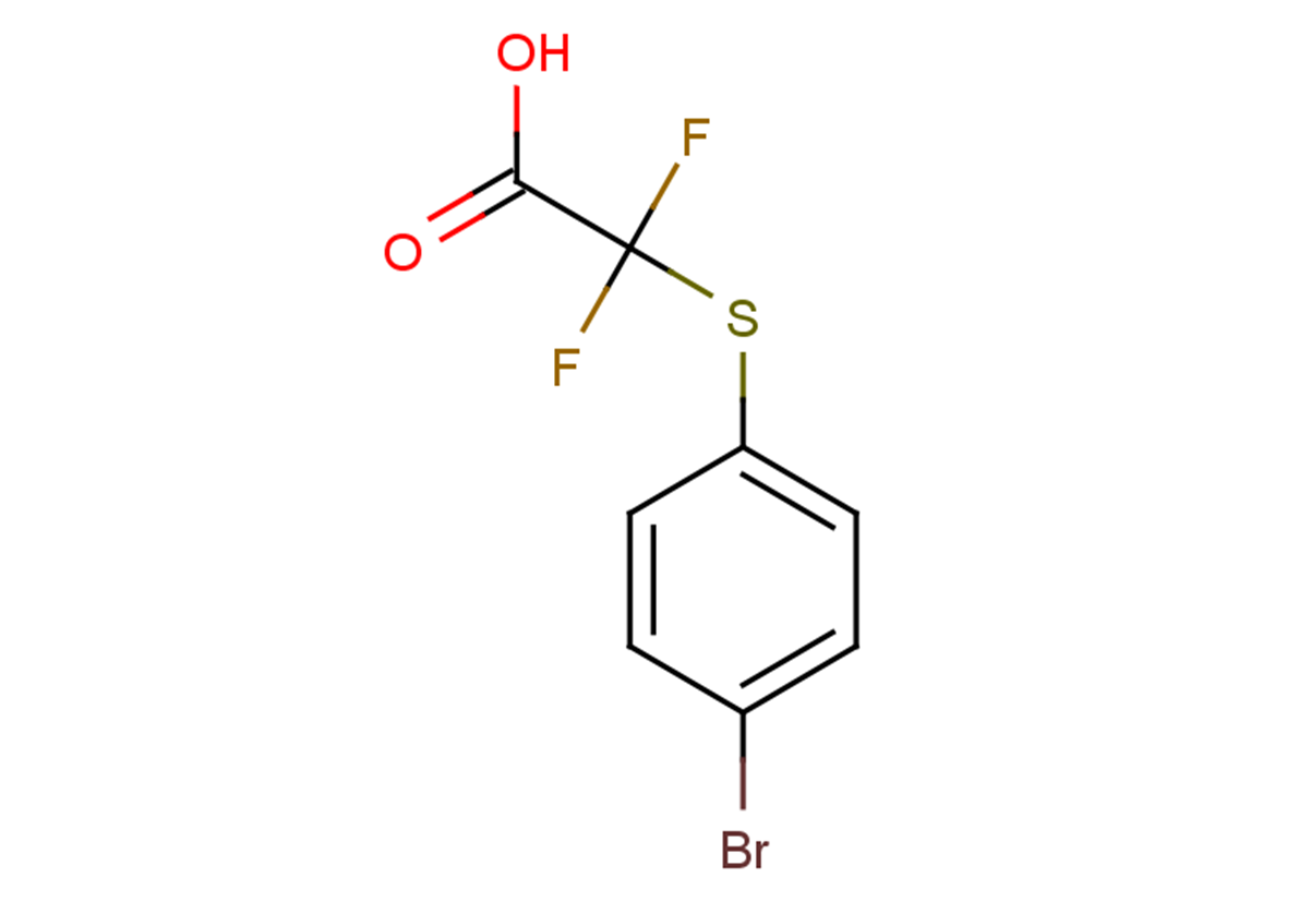 2-[(4-bromophenyl)sulfanyl]-2,2-difluoroacetic acid