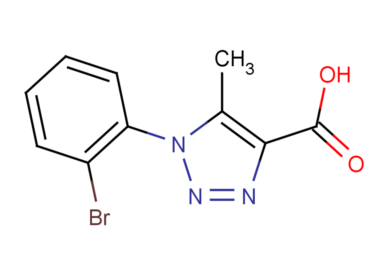 1-(2-bromophenyl)-5-methyl-1H-1,2,3-triazole-4-carboxylic acid