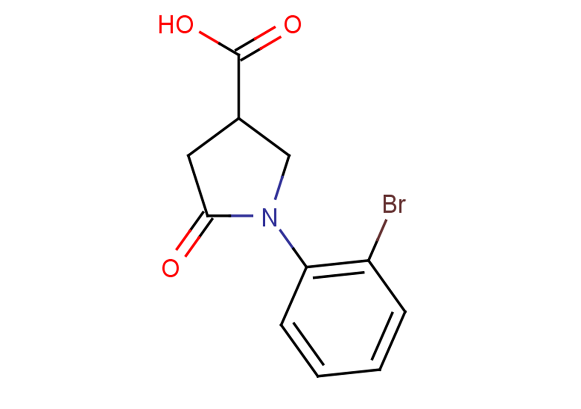 1-(2-bromophenyl)-5-oxopyrrolidine-3-carboxylic acid