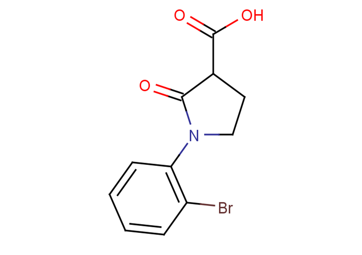 1-(2-bromophenyl)-2-oxopyrrolidine-3-carboxylic acid