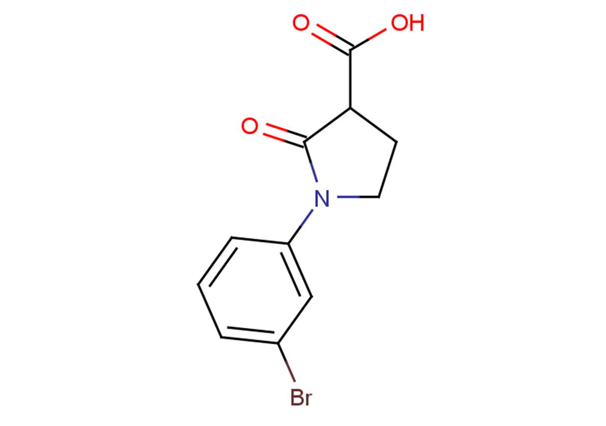 1-(3-bromophenyl)-2-oxopyrrolidine-3-carboxylic acid