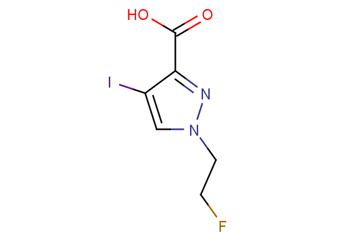 1-(2-fluoroethyl)-4-iodo-1H-pyrazole-3-carboxylic acid