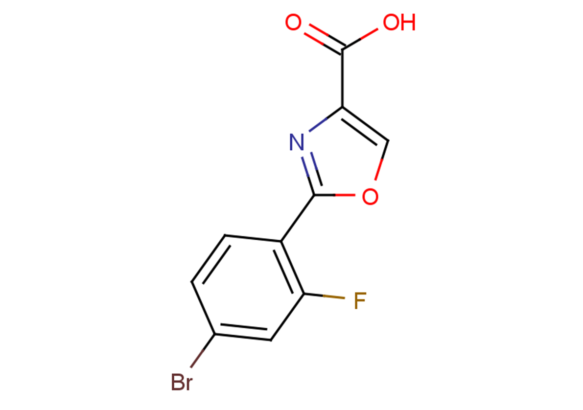 2-(4-bromo-2-fluorophenyl)-1,3-oxazole-4-carboxylic acid