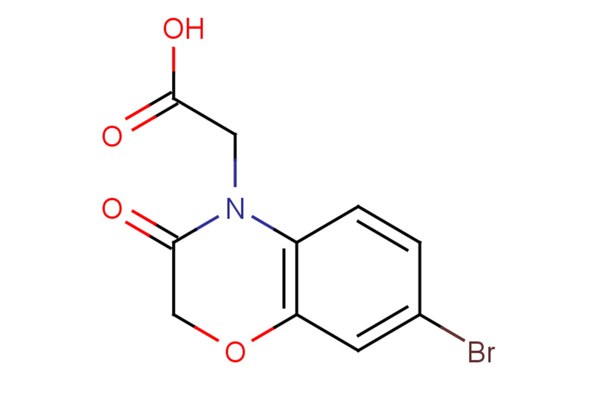 2-(7-bromo-3-oxo-3,4-dihydro-2H-1,4-benzoxazin-4-yl)acetic acid