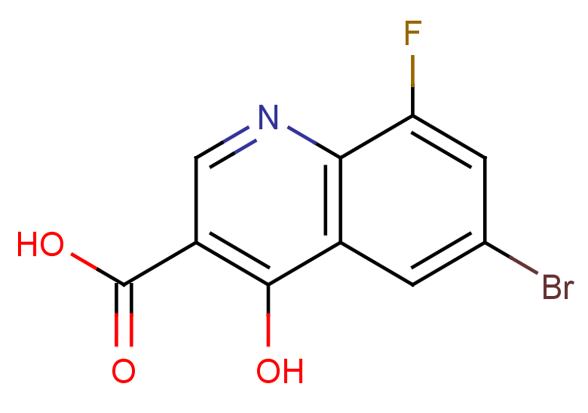 6-bromo-8-fluoro-4-hydroxyquinoline-3-carboxylic acid