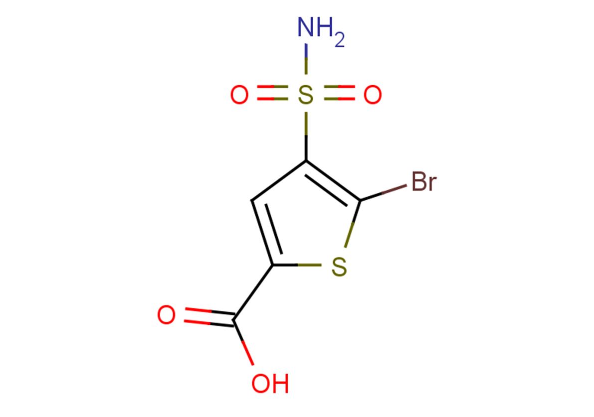 5-bromo-4-sulfamoylthiophene-2-carboxylic acid
