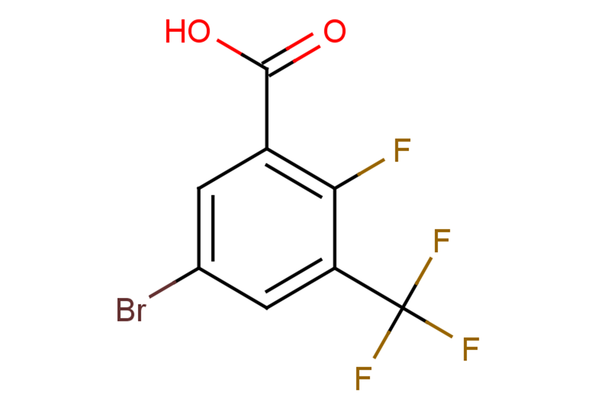 5-bromo-2-fluoro-3-(trifluoromethyl)benzoic acid