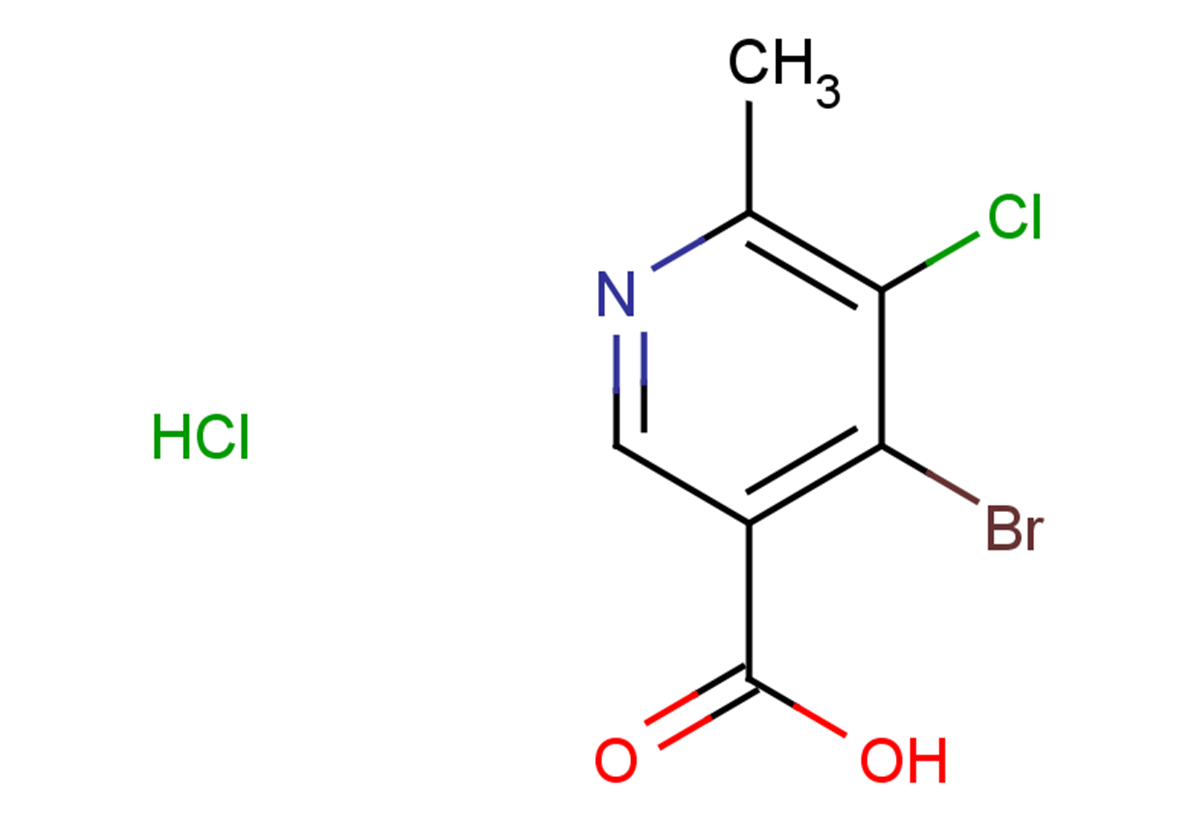 4-bromo-5-chloro-6-methylpyridine-3-carboxylic acid hydrochloride