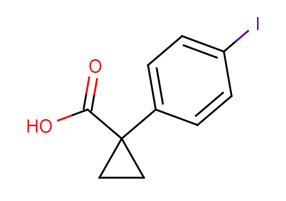 1-(4-iodophenyl)cyclopropane-1-carboxylic acid