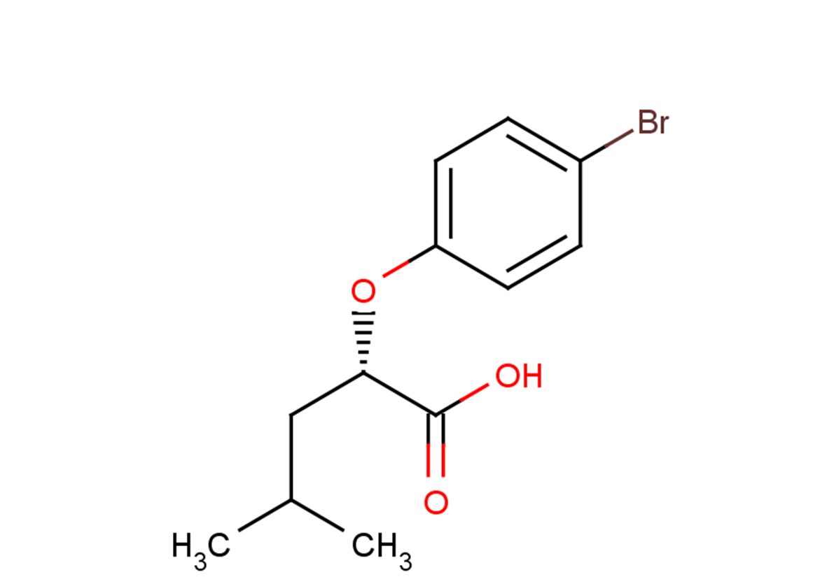 (2S)-2-(4-bromophenoxy)-4-methylpentanoic acid