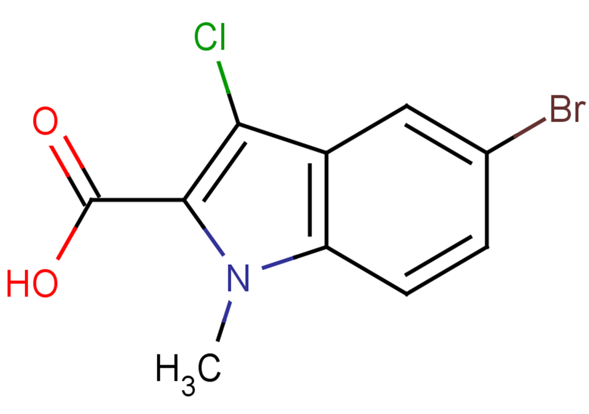 5-bromo-3-chloro-1-methyl-1H-indole-2-carboxylic acid
