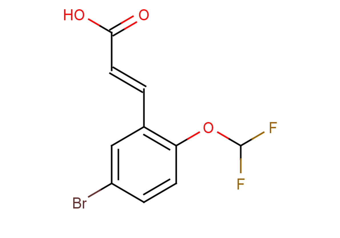 (2E)-3-[5-bromo-2-(difluoromethoxy)phenyl]prop-2-enoic acid
