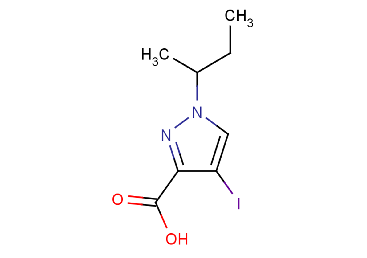 1-(butan-2-yl)-4-iodo-1H-pyrazole-3-carboxylic acid