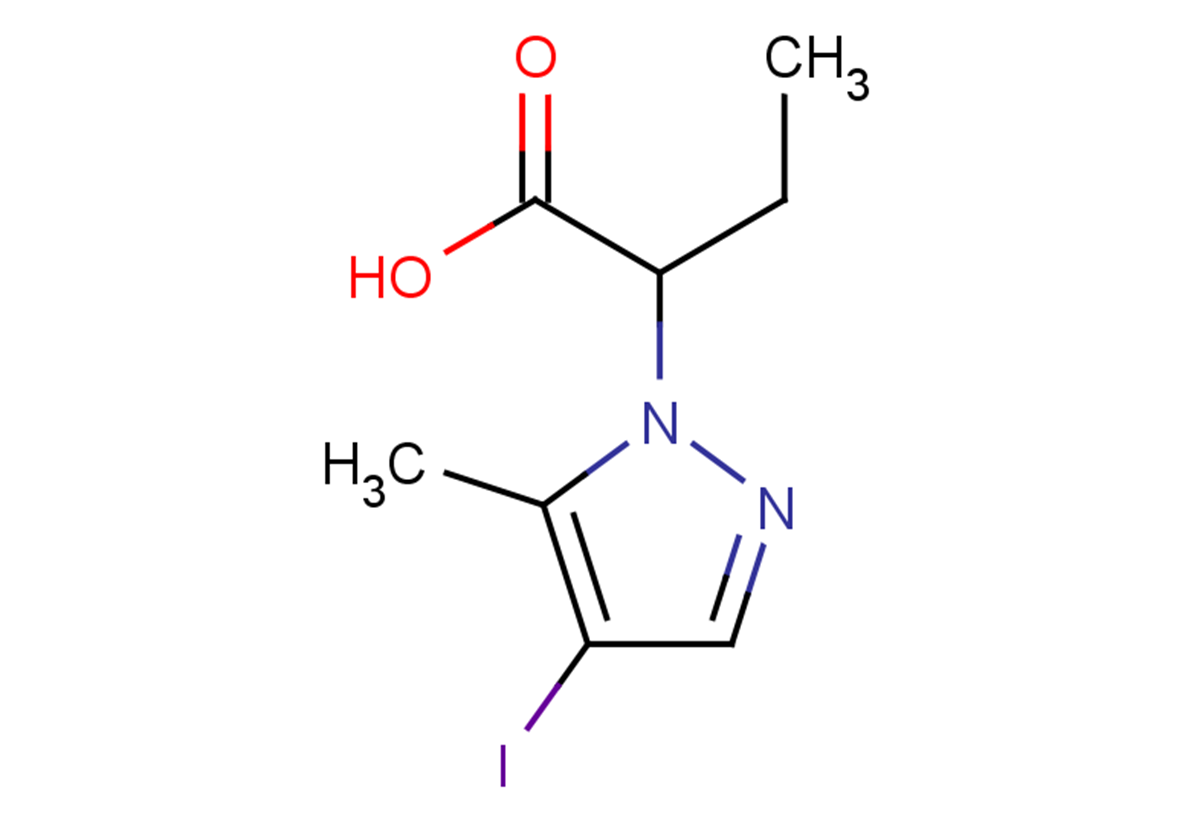 2-(4-iodo-5-methyl-1H-pyrazol-1-yl)butanoic acid