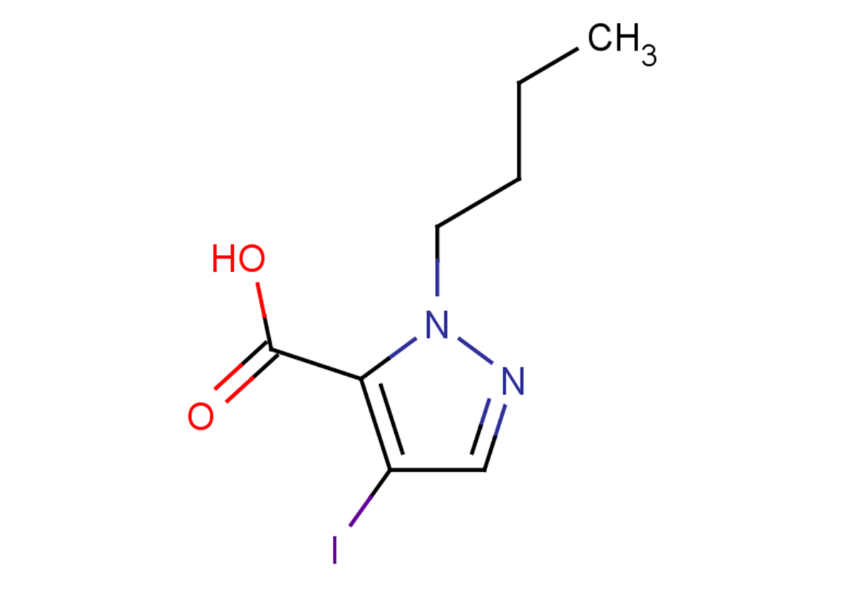 1-butyl-4-iodo-1H-pyrazole-5-carboxylic acid