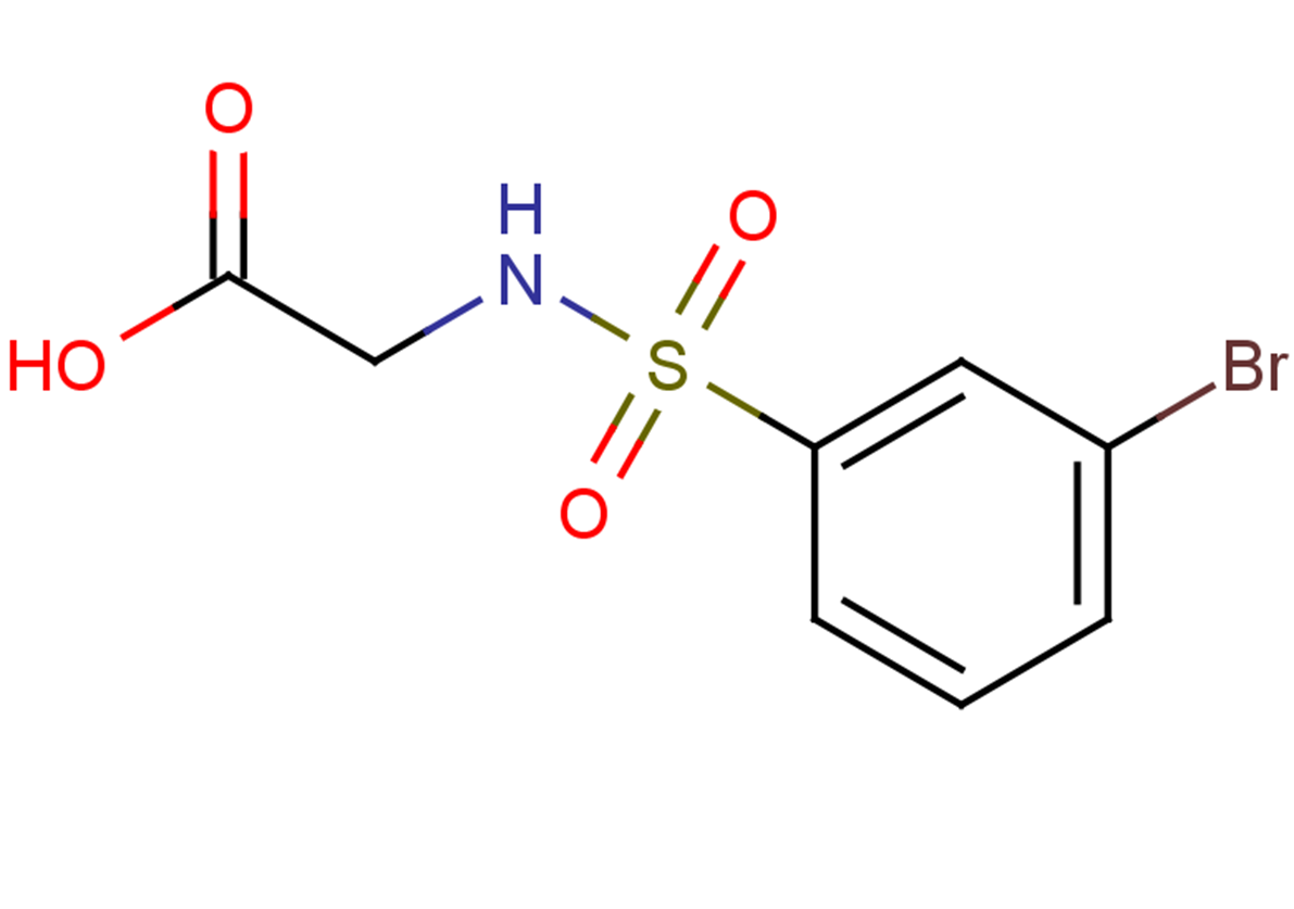 2-[(3-bromobenzene)sulfonamido]acetic acid