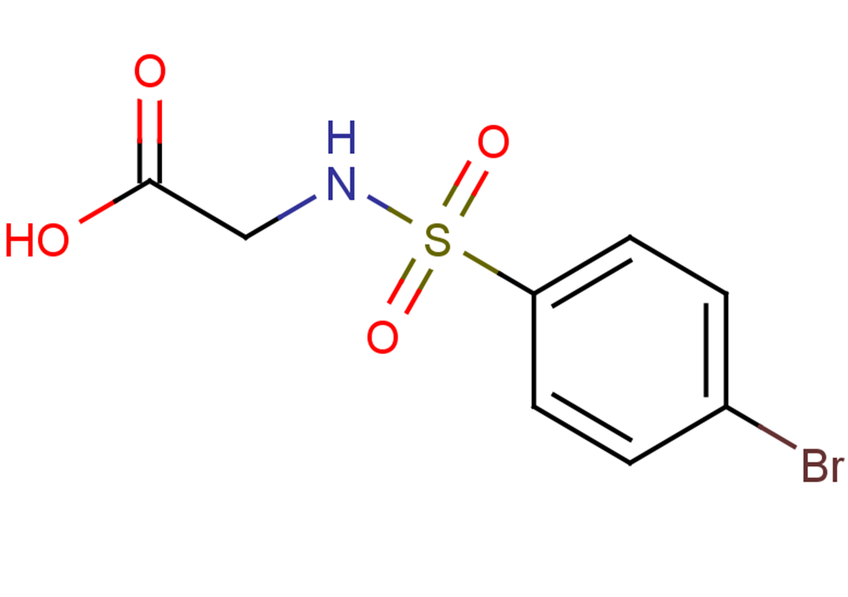 2-[(4-bromobenzene)sulfonamido]acetic acid