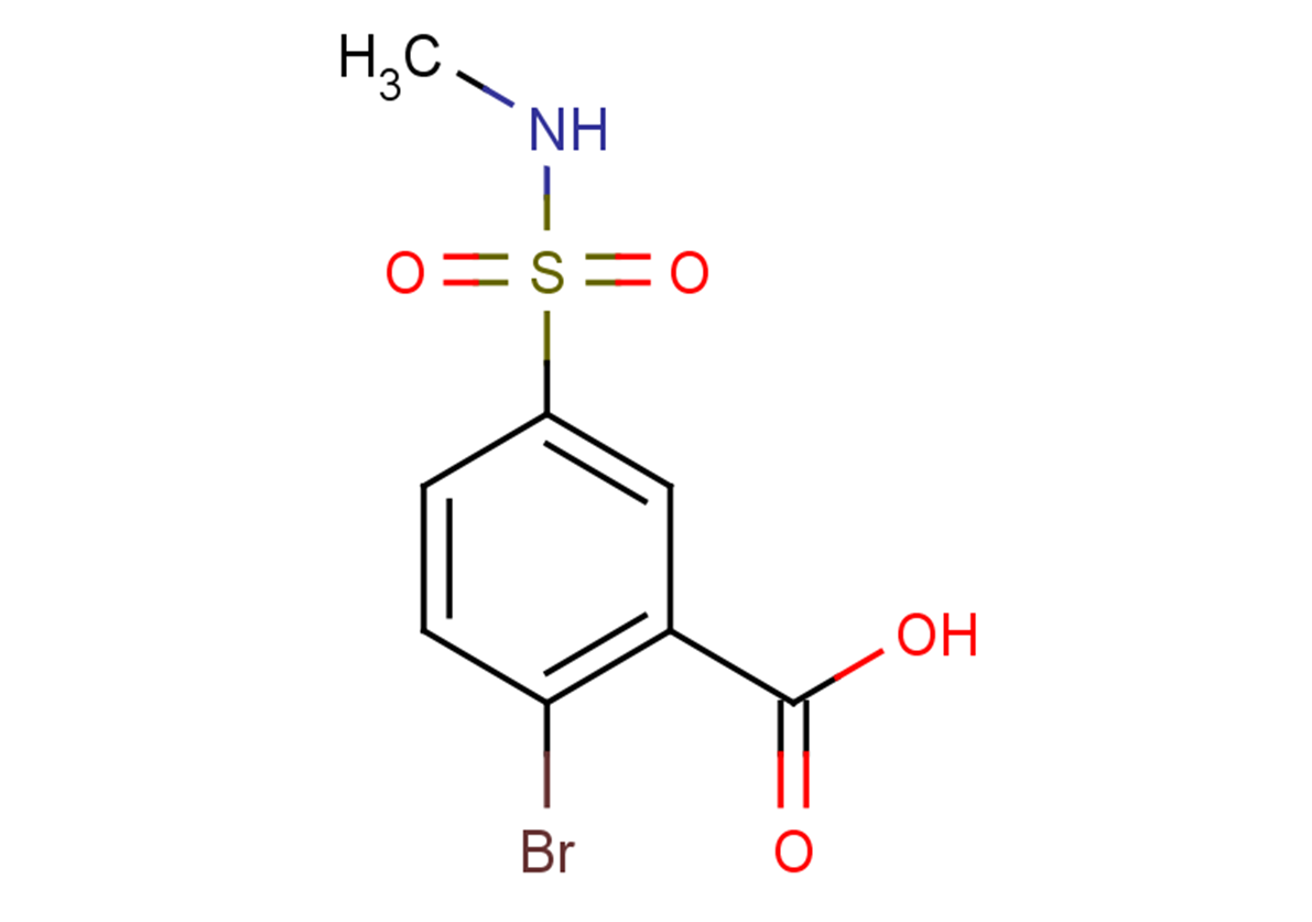 2-bromo-5-(methylsulfamoyl)benzoic acid