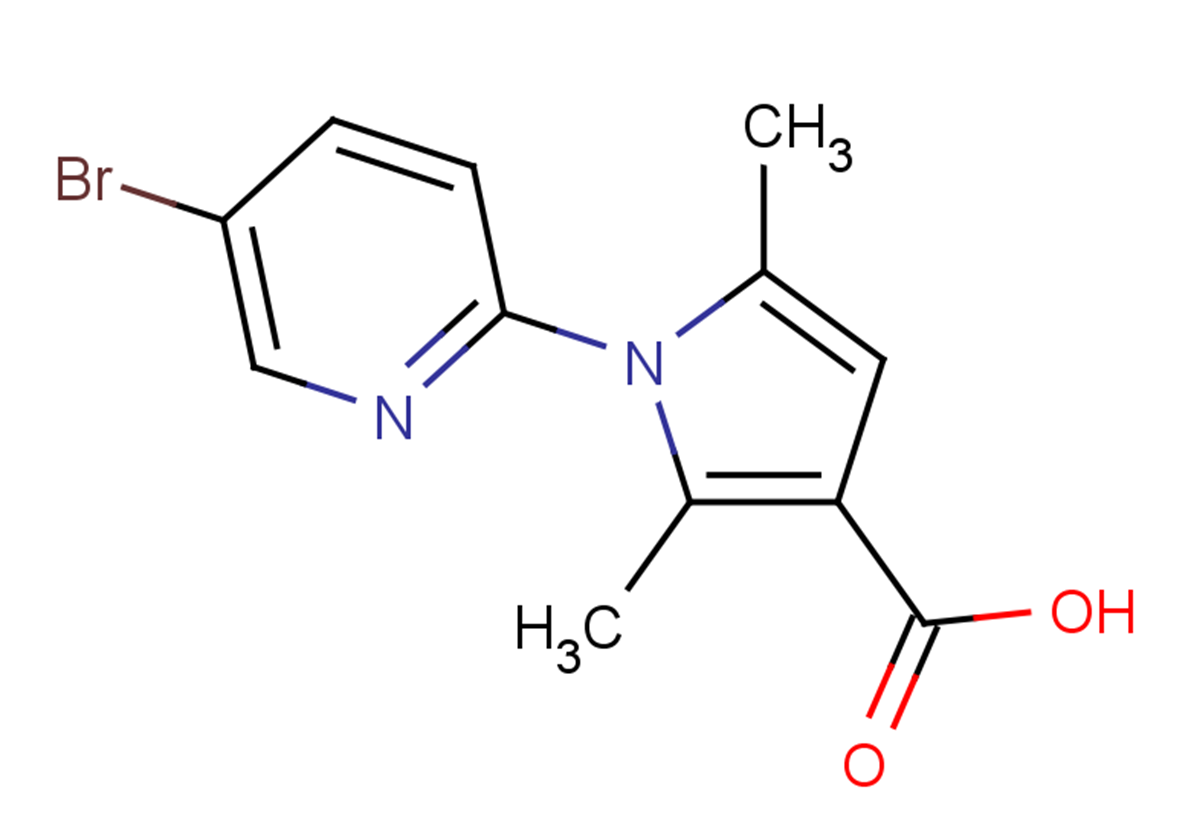 1-(5-bromopyridin-2-yl)-2,5-dimethyl-1H-pyrrole-3-carboxylic acid