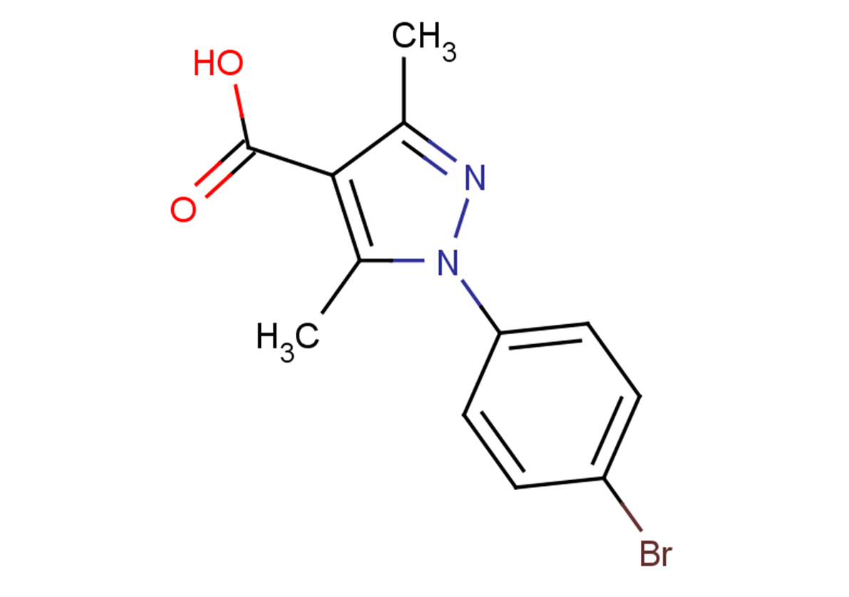 1-(4-bromophenyl)-3,5-dimethyl-1H-pyrazole-4-carboxylic acid