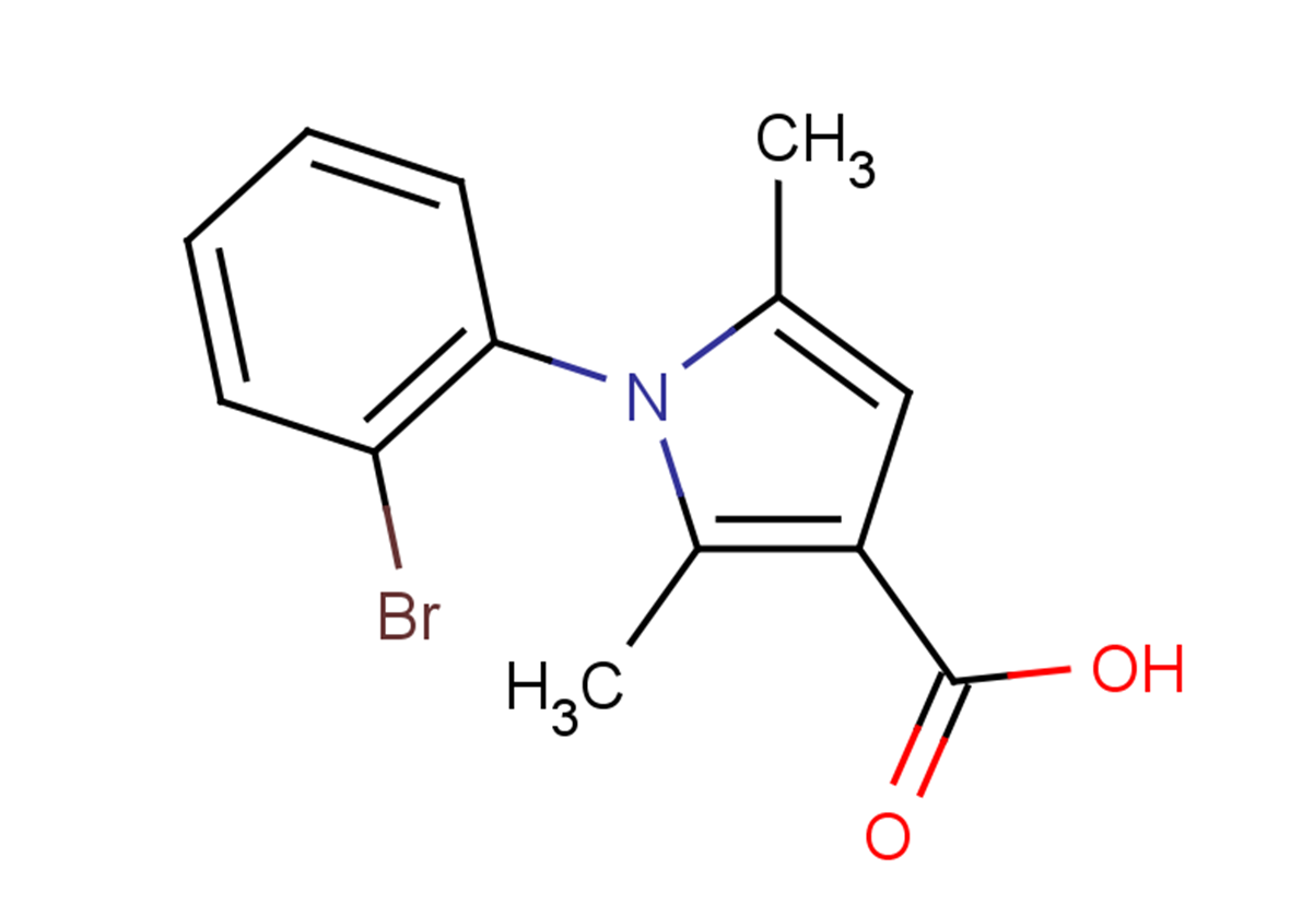 1-(2-bromophenyl)-2,5-dimethyl-1H-pyrrole-3-carboxylic acid